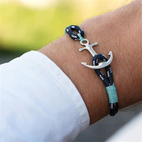 The symbol of hope, love and commitment #tomhope | Handmade charm bracelets, Mens jewelry, Hope ...