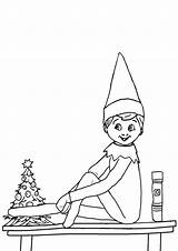 Free Printable Elf On The Shelf Coloring Pages  Tulamama sketch template