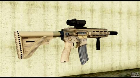 HK416 SOPMOD para GTA San Andreas