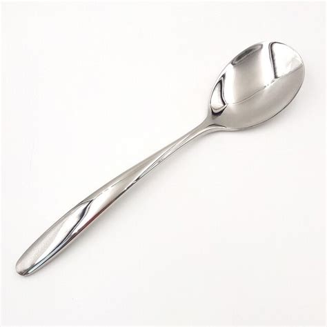 1 pcs Stainless Steel Dinner Serving Spoon Soup Salad Spoon Kitchen Cutlery Tool High Quality-in ...