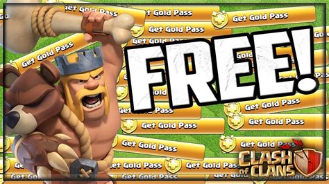 FREE Gold Passes in Clash of Clans! HUNDREDS of Them! - YouTube