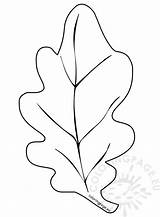 Fall Oak Leaves Coloring Pages sketch template