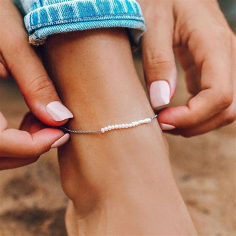 Anklets | Pura Vida Bracelets in 2021 | Pearl anklet, Anklet, Anklets