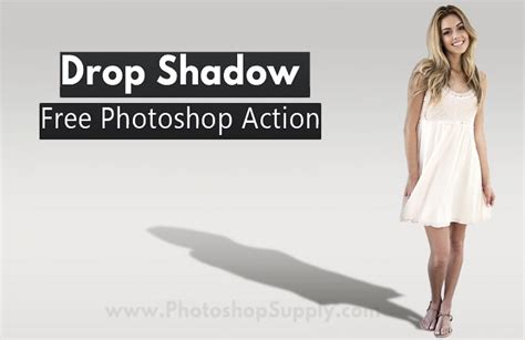 (FREE) Drop Shadow Photoshop - Photoshop Supply