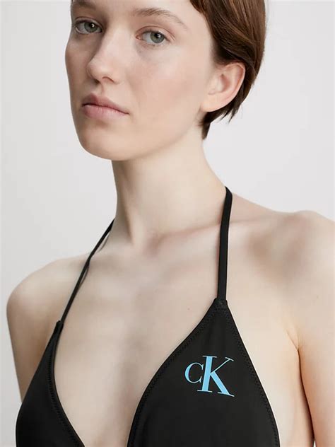 Triangle Bikini Top - CK Monogram Calvin Klein® | KW0KW01970BEH