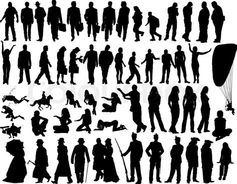 Person Silhouette Vector | Sketches of people, Person silhouette, Architecture drawing art