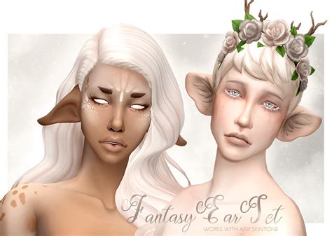 Fantasy Ear Set [#ts4_adult_acc] [#ts4_bacc_elf] [#ts4_bacc_dragon] [# ...