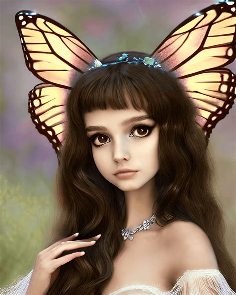 Delicate Butterfly Fairy Queen · Creative Fabrica