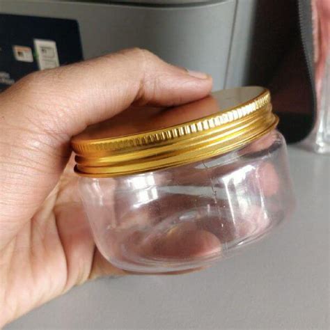 Clear Pet Jar with Aluminium Screw Cap (150gm) - Suppdock