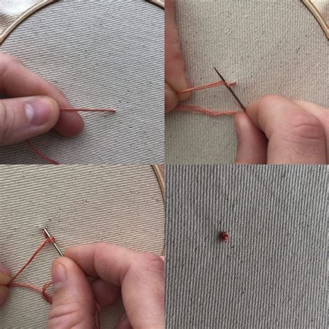 How To Make a French Knot Stitch [The EASY Way!] - Crewel Ghoul