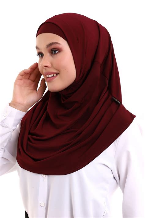 Adult Practical Scarf Claret Red Color