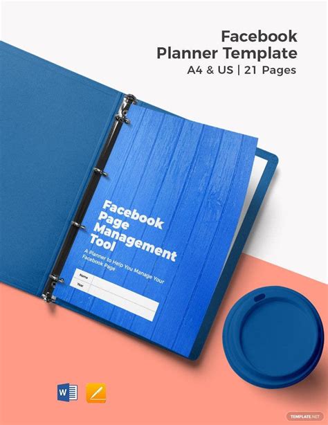 Facebook Planner Template in MS Word, Pages, GDocsLink, Portable ...