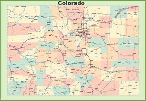 Delta Colorado Map