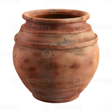 Clay Pot on Transparent background - 42878425 PNG