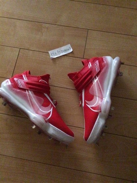 Men Nike Force Zoom Mike Trout 7 Baseball Cleats Red White CI3134-602 ...