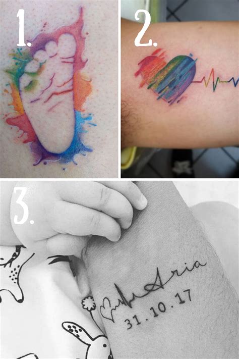 53 Sweetest Rainbow Baby Tattoo Ideas - Tattoo Glee