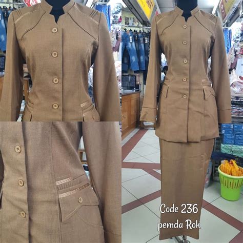 BAJU SERAGAM PEMDA KHAKI PNS ASN | Shopee Indonesia