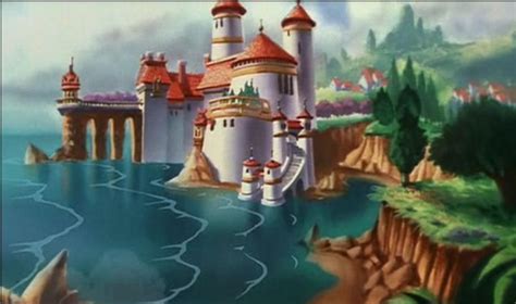 Ariel and Eric's castle | Disney art, Little mermaid castle, The little mermaid