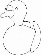 Duck Swimming Coloring Page  Wecoloringpagecom sketch template