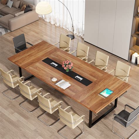 Tribesigns 8FT Conference Table, 94.49" Meeting Table for 10 People