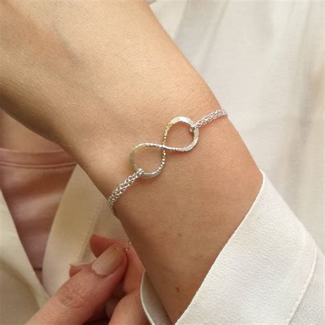 Sterling Silver Infinity Bracelet By Marion Made Jewellery | notonthehighstreet.com