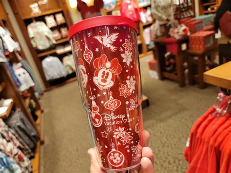 New 2022 Holiday Disney Vacation Club Tervis Tumbler Available at Disneyland Resort - WDW News Today