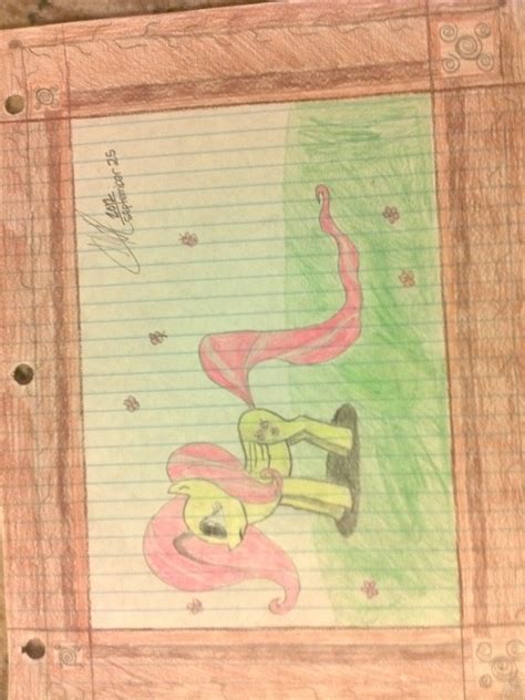 My Fluttershy drawing from 7th grade - My Little Pony Friendship is Magic Fan Art (33756179 ...