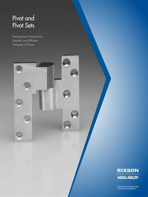 Rixson Pivot Sets | PDF | Door | Copyright