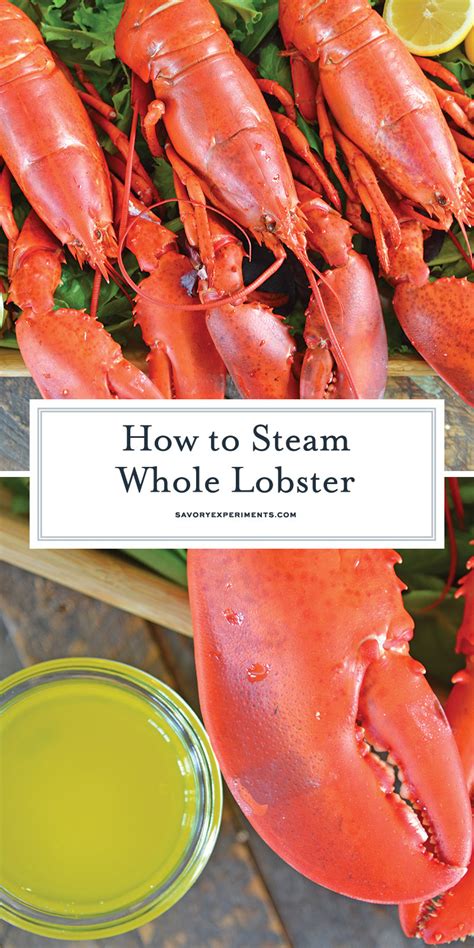 How to Steam a Whole Lobster + How to Eat It Too!