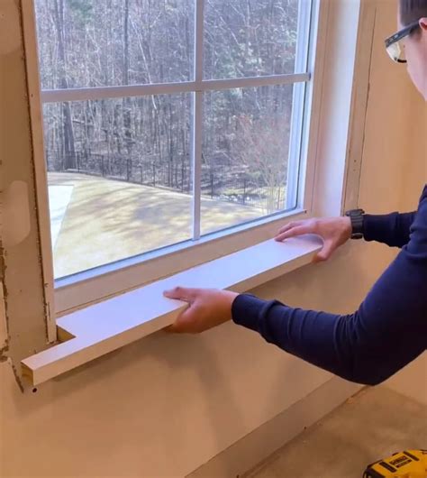 How to Install a Craftsman Style Window Sill and Trim Like a Pro