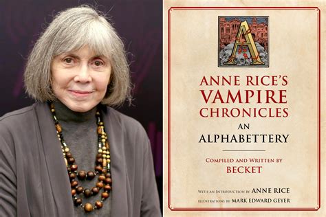 Anne Rice's 'Vampire Chronicles' to get a complete 'Alphabettery' guide ...