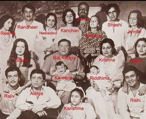 Rare Picture of Kapoor family and other actor actress from Bollywood ...