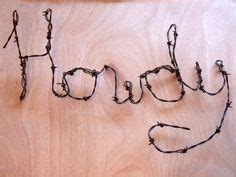 120 Craft--barbed wire art ideas | barbed wire art, wire art, barbed wire