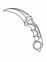 Knife Coloring Pages  NicotuMorales sketch template