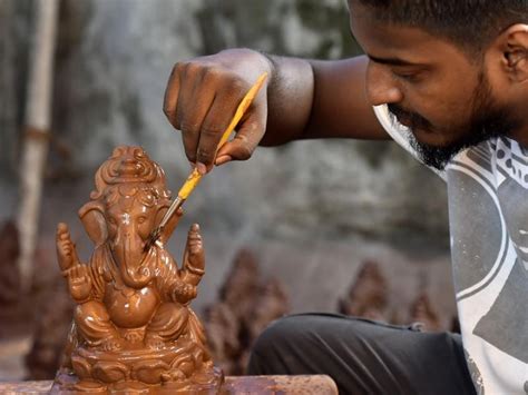 Clay Ganesha making workshop - Hindu Temple & Cultural Center, Bothell, WA