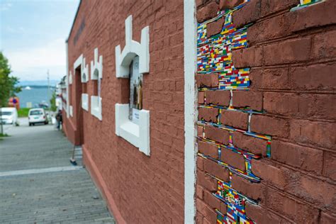 Jan Vormann Invites Playful Interaction by Patching Crumbling Walls with LEGO Bricks