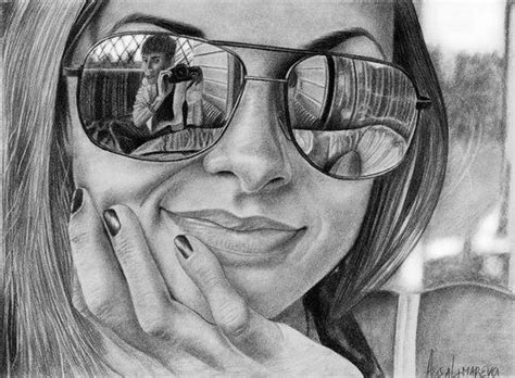 Resultado de imagen para cool drawings | Reflection art, Reflection drawing, Perspective art