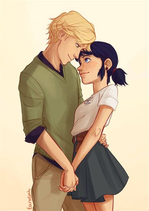 Adrienette by taratjah | Miraculous ladybug fanfiction, Miraculous ...