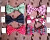 Items similar to Extra Snap-On Holiday Bow Tie for bow tie suspender onesie, baby bow tie, baby ...