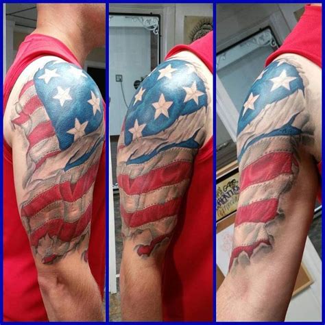 50+ Amazing American Flag Tattoos For 2024!