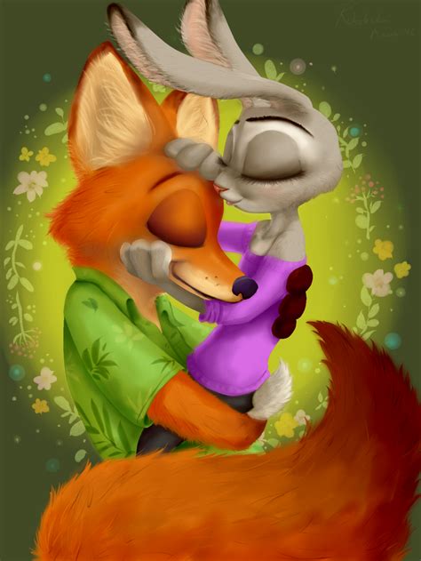 Nick and Judy Hug by ForeverKnight on DeviantArt