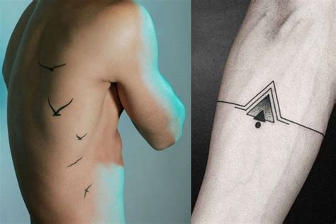 50+ Minimalist Tattoo Ideas That Prove Less is More | Man of Many