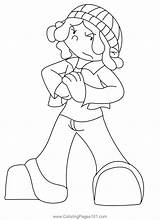 Numbuh Angry Coloring Page For Kids  Free Codename Next Door sketch template