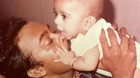 Chiranjeevi wishes son Ram Charan with throwback photo on birthday, says he was born on World ...