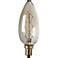 60 Watt Edison Style Candelabra Base Light Bulb - #3F799 | Lamps Plus