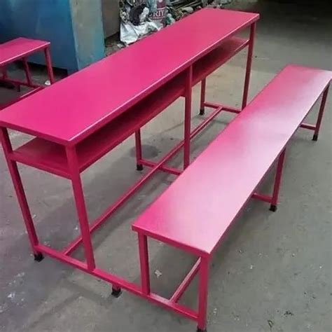 Mild Steel School Bench - HIGHLIGHT TWO SEATER BENCH AND DESK Manufacturer from Chennai