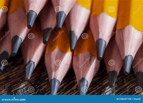 Sharpened Group of Pencils for Sketching and Drawing Stock Photo ...