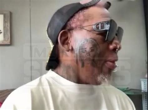 Dennis Rodman's GF Says She Was Against Face Tattoo Idea, 'He's Crazy ...