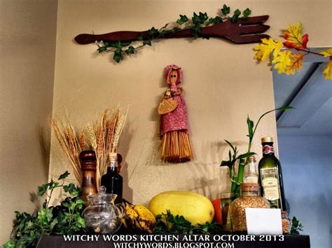 Blogger | Kitchen witch, Altar decorations, Altar