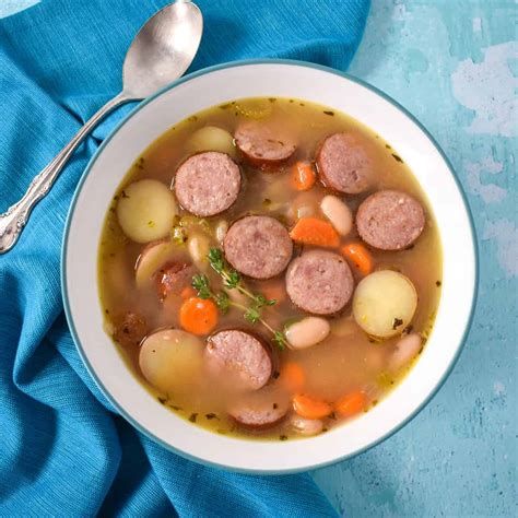 Smoked Sausage Soup - Cook2eatwell